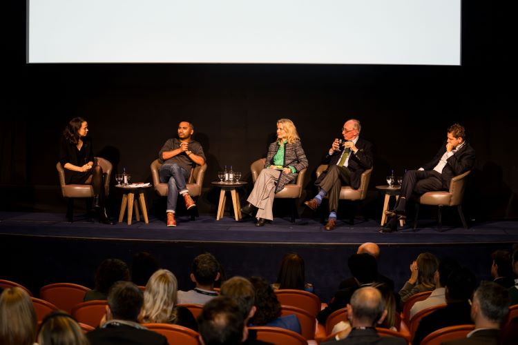 Speaker panel at StratFest 2025.