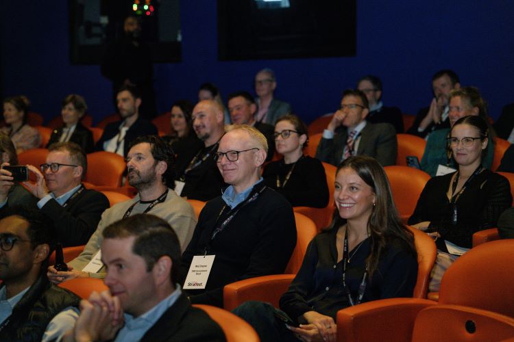 Engaged audience at StratFest 2025.